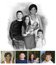 Load image into Gallery viewer, Black & White Portrait