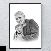 Load image into Gallery viewer, Black & White Portrait