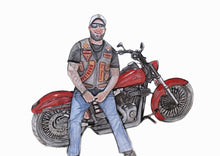 Load image into Gallery viewer, Color Portrait with a large object