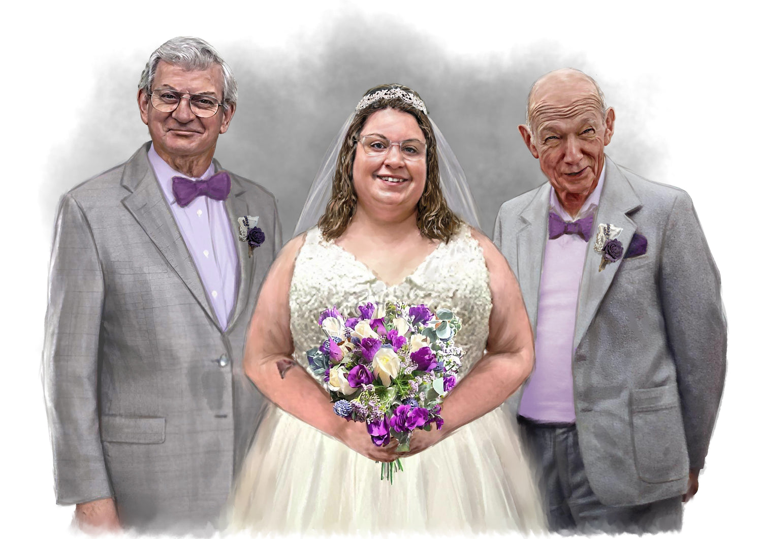 1. A drawing with family or friends