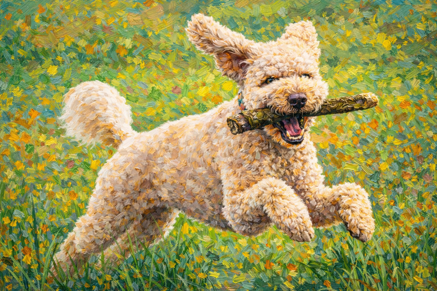 Pet portrait in Color